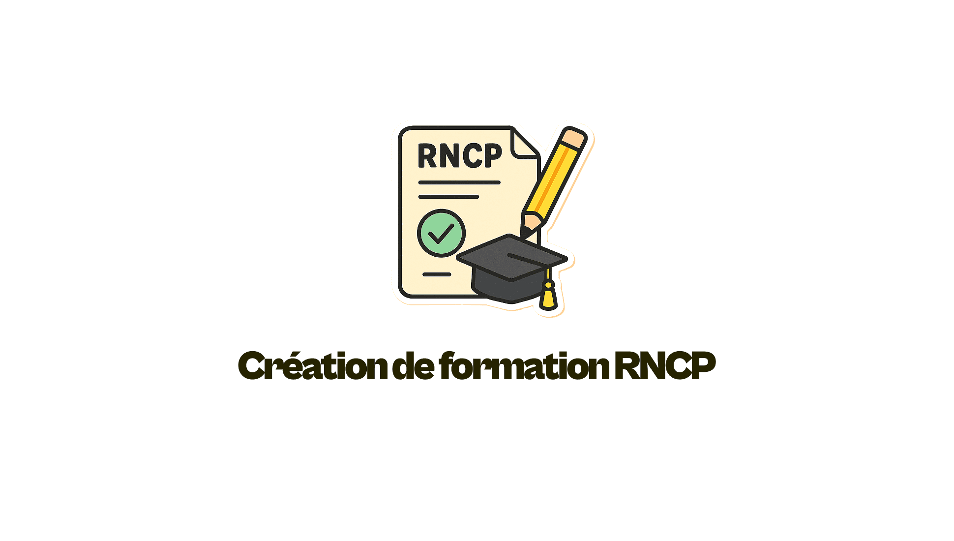 Création de formation RNCP